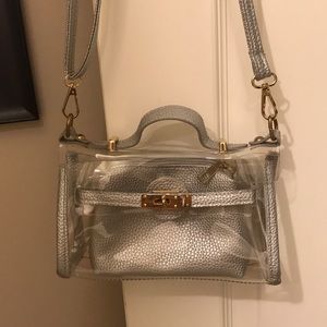 Clear crossbody purse